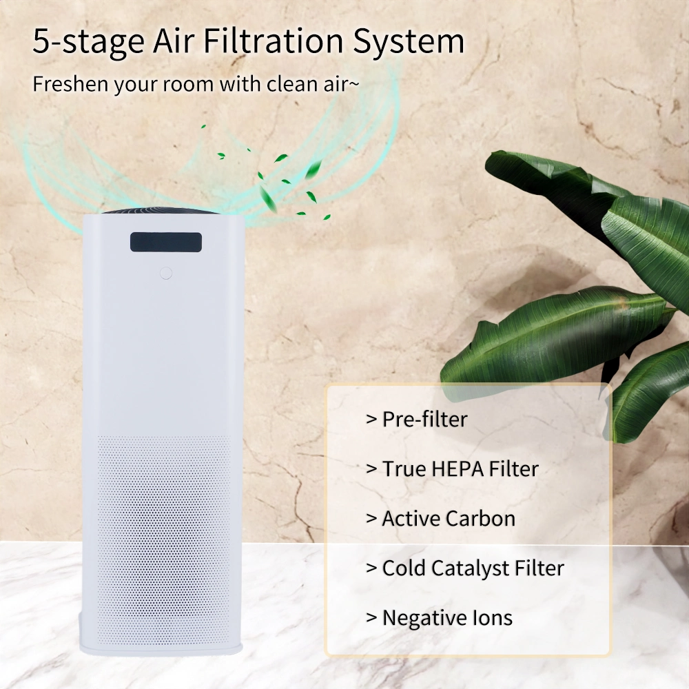 Invisible Fine Particle Filtration Home Cleaner HEPA Filter Molecule Air Purifier for Large Room